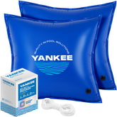 Yankee Pool Pillow front packaging showing two pillows and features