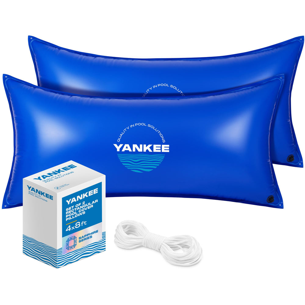 Yankee Pool Pillow front view showing durable shape and coverage benefit