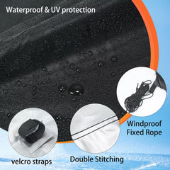YANWEI corner detail with Velcro and hook showing reinforced fastening benefit