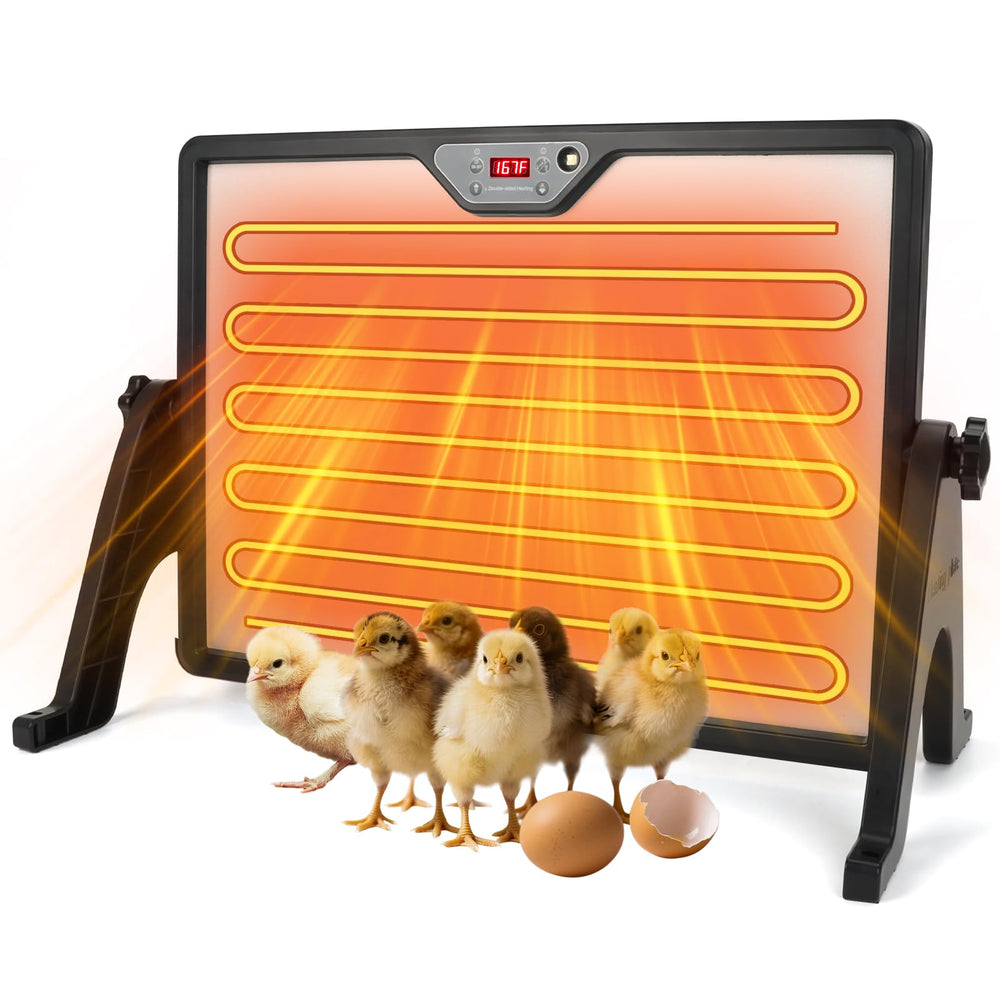 Yaobuld front view of heater plate showing compact profile and safe warmth