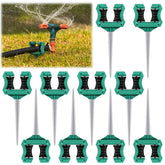 Yaocom front packaging showing 10 green hose guide stakes protecting plants