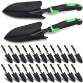 Yaocom front view showing 12 green and black trowels, ideal for group gardening