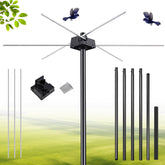 Yaocom pole front packaging showing complete kit and fasteners benefit easy setup
