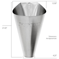 Yardbird cone mounted in use demonstrating secure restraint and cleaner processing