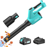 YARDCARE front view of blower showing compact housing and nozzle for efficient clearing