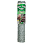 YARDGARD front view of poultry netting roll showing size and finish for durable containment