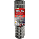 YARDGARD front view of rolled welded wire fence showing dimensions and finish benefit