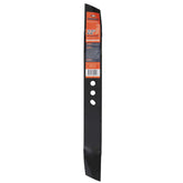 YARDMAX 22 in. blade front view showing mounting holes and fit benefit