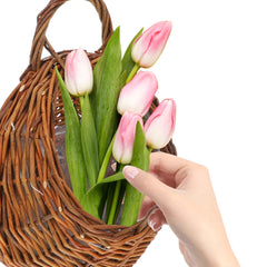 Yardwe two baskets mounted staggered showing space-saving and styling options