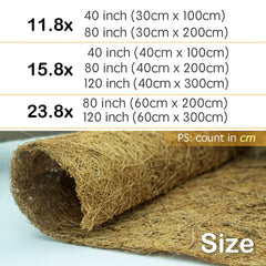 Yarrdfir close-up of coconut fiber texture highlighting breathable drainage benefit