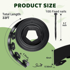 Yawfold close-up of plastic edge profile showing durable texture and flexibility