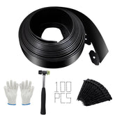 Yawfold front view of 4in x 33ft edging kit showing complete package benefits