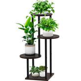 YOCOMEY front view showing full four-tier rack and neat plant display benefit