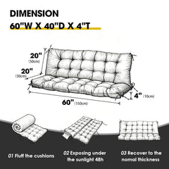 Yddsky close-up of cushion fill texture displaying supportive granular foam benefit