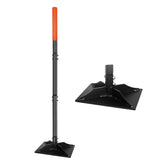 YEELOR tamper front view showing plate and handle for efficient compaction