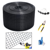 YESON front view of rolled mesh kit showing size and accessories for fast protection