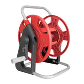 YESTAR front view of hose reel showing compact storage and portability benefits