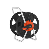 YESTAR front view of hose reel cart showing compact storage benefit