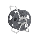 YESTAR hose reel front view showing compact storage and neat hose benefit