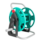 YESTAR reel front view showing compact design and tidy hose storage benefit