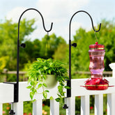 Yetene front view of two packaged deck hooks showing included screws and finish