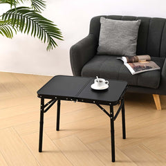 YihuiKo folded briefcase-size table illustrating compact car storage benefit