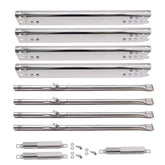 Yiming front view of replacement kit showing burners and heat plates for easy identification