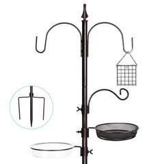 YINGYM full assembled 77 inch feeder stand showing stable outdoor setup and easy viewing