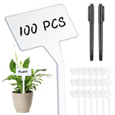 Yinkin front packaging showing 100 white plant label stakes and benefits