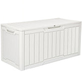 YITAHOME deck box front view showing storage and curb appeal