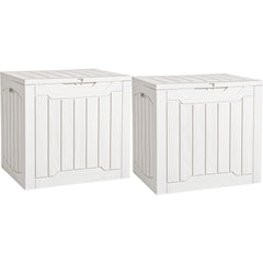YITAHOME front view pair of deck boxes showing organized storage benefit
