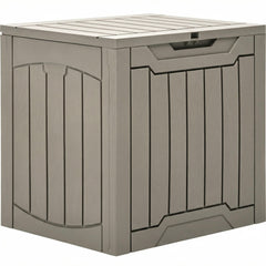 YITAHOME front view deck box showing compact storage and curb appeal
