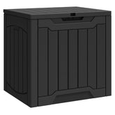 YITAHOME front view of deck box showing compact storage and protection