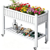 YITAHOME front view of elevated garden bed showing ergonomic height and capacity