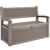 YITAHOME front view showing compact bench and storage benefits