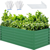 YITAHOME front view of raised bed showing roomy planter benefits