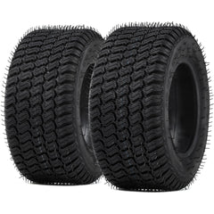 YITAMOTOR front view showing tire profile and turf protection benefits
