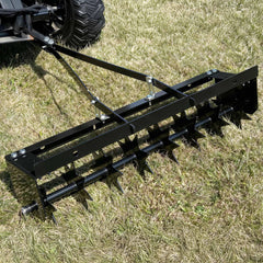 YITAMOTOR front view of aerator showing frame and spike disks for efficient aeration