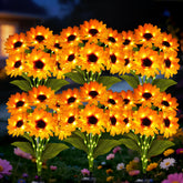 YJFWAL front packaging showing 6-pack sunflower stakes and benefits
