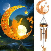 YJFWAL moon cat front view showing decorative silhouette and charm