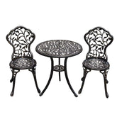 YKSY&YKSY front view of bistro set showing compact layout and benefit of space saving