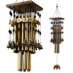 YLYYCC front view showing full chime assembly and balanced design benefit