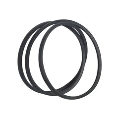 YMCONE belt beside measuring tape confirming 5/8 inch by 175-3/4 inch precise dimensions