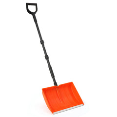 Yocada front view of 55-inch snow shovel showing full blade for quick clearing