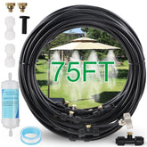 YOFIT front packaging showing misting system kit and contents for easy setup