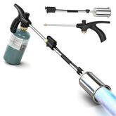 yoostooper front view torch showing full unit and ergonomic pole for easy handling