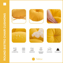 YOOZEKU side profile showing 4" thickness for cushioned seating support