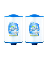 Yoozell front view of the 2-pack filters showing packaging and clear fitment benefit