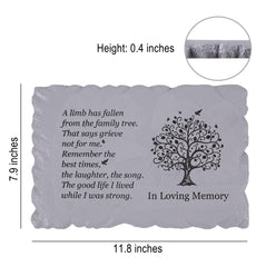 Youdear Memorials close-up of resin texture highlighting durable carved details and stone-like finish