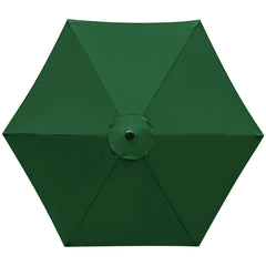 YOUGE OUTDOOR front view of hunter green canopy showing full coverage benefit